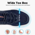 thumbnail image 2 of FitVille Men's Wide Fit Walking Shoes Lightweight Slip-resistant Comfortable Sneakers for Men with Arch Support, 2 of 8