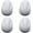 4pcswhite1, variant on JOCKMAIL Men Underwear Cup Bulge Enlarge Enhancing Sponge Pad for Swimming Swimwear Briefs G String Thongs Shorts 4 Packs