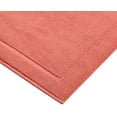 thumbnail image 6 of Hawmam Linen Coral Orange Bath Mats, 21 x 34 inches, Pack of 2 - 100% Ring Spun Cotton, Banded Design, Highly Absorbent, Machine Washable for Bathroom Floor, 6 of 6
