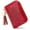 Red, variant on Women's Genuine Leather RFID Blocking Credit Card Holder, Peacock Blue