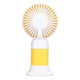 thumbnail image 4 of Mini Handheld Fan Cartoon Design Strong Wind USB Rechargeable Mini Portable Fan for Travel Office Home, 4 of 5