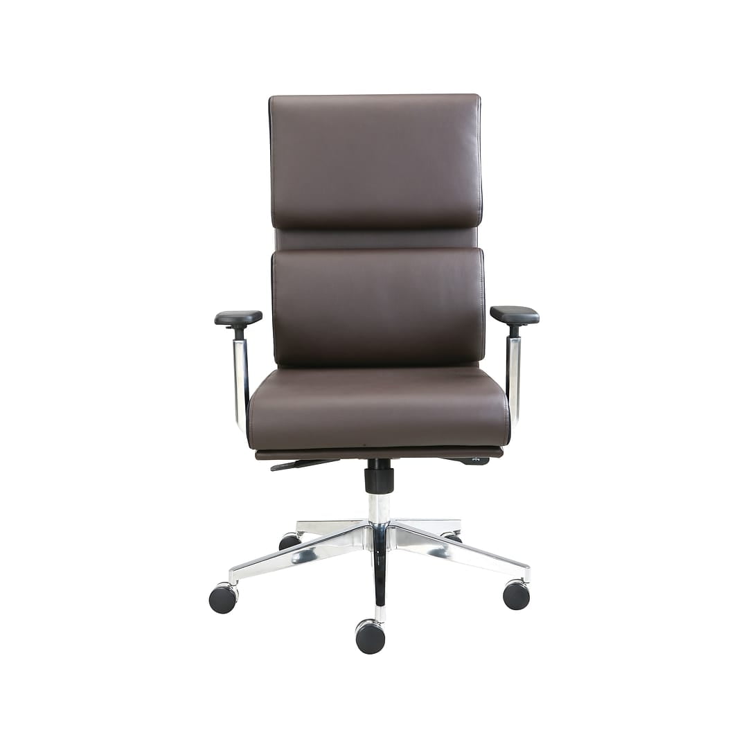 Tempur-Pedic Leather Executive Chair, Brown (TP1000 ...