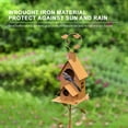 thumbnail image 6 of Xecvkr Metal Bird House Outdoor Garden Stake Durable Rustproof Home Patio Decorative Yard Gift DIY Assemble Easy Install for Backyard 1Pack, 6 of 7