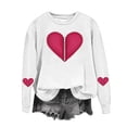 thumbnail image 6 of successthop Zip Up Sweatshirts for Women Heart Casual Crewneck No Hood Tops Long Sleeve Outfits Festival Clothes 2XL, 6 of 6