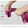 thumbnail image 5 of 4 Packs Cooling Ice Towel Microfiber Soft Breathable Stay Cool for Yoga Workout Camping Fitness Running Activities, 5 of 7