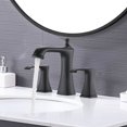 thumbnail image 3 of BATHLET  2 Handles 3 Holes Bathroom Sink Faucet Brushed Nickel Brushed, 3 of 5