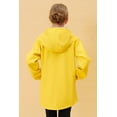 thumbnail image 2 of SOLOCOTE Lightweight Waterproof Windproof Long Rain Jacket for Girls with Hood, Spring/Fall Lined, 2 of 8