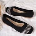 thumbnail image 6 of Willtoo Women's Casual Flat Shoes Breathable Knit Slip On Comfortable Ballet for Daily Wear Spring Summer, 6 of 7