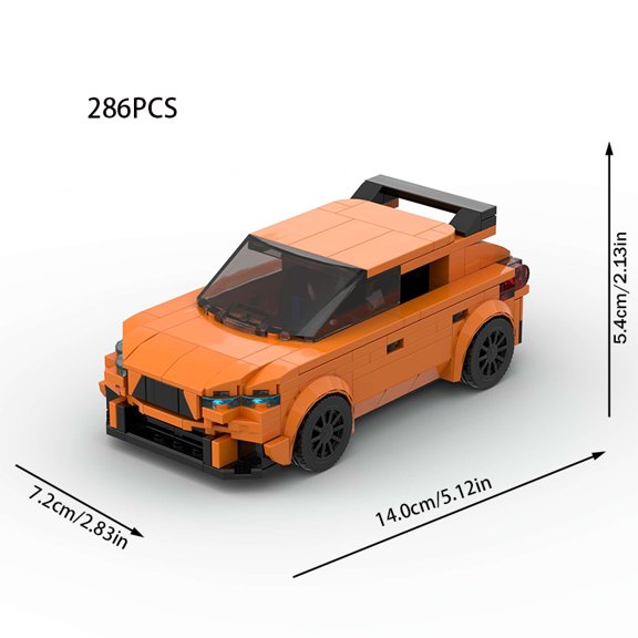 City Car Vehicle Speed Champion Racer MOC Focus Building Blocks Brick Racing Supercar Creative Garage Sets Kids Educational Toys