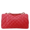 thumbnail image 4 of Pre-Owned Chanel Mademoiselle Chic Flap Medium Leather Shoulder Bag Red, 4 of 15