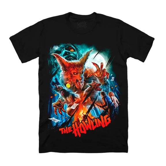 The Howling 1981 T-Shirt, Vintage Horror Movie Graphic Tee