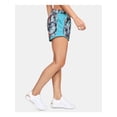 thumbnail image 3 of UNDER ARMOUR $29 Womens New Aqua Printed Short Length Casual Shorts S B+B, 3 of 4