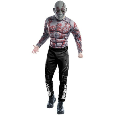Guardians of the Galaxy Deluxe Drax The Destroyer Men's Adult Halloween Costume, 1