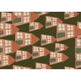 thumbnail image 1 of Ahgly Company Machine Washable Indoor Rectangle Transitional Dark Bronze Brown Area Rugs, 3' x 5', 1 of 7