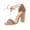 Pink, variant on Fesfesfes Black Sandals Strappy Sandals Women's Summer Casual Peep Toe Sandals Lace-Up Solid Color High Heel Chunky Heel Shoes 8.5(41)