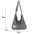 thumbnail image 4 of Women Vintage Ladies Large Canvas Handbag Travel Shoulder Bag Casual Tote Purse, 4 of 5