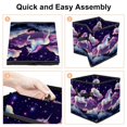 thumbnail image 4 of Starry Unicorn Foldable Storage Basket with Handle, 10.8"X10.5"X10.6", Large Capacity - Storage Cubes, Storage Baskets, Organizer Bins, 4 of 6