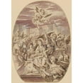 thumbnail image 3 of Niklaus Bock 19x24 Black Modern Framed Museum Art Print Titled - The Birth of Christ (Adoration of the Child by the Angel) (1619), 3 of 5