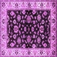thumbnail image 1 of Ahgly Company Indoor Square Oriental Purple Traditional Area Rugs, 8' Square, 1 of 4
