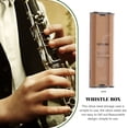 thumbnail image 3 of HEALEEP Small Plastic Oboe Reed Container Portable Storage Case Light Brown ABS Material, 3 of 8