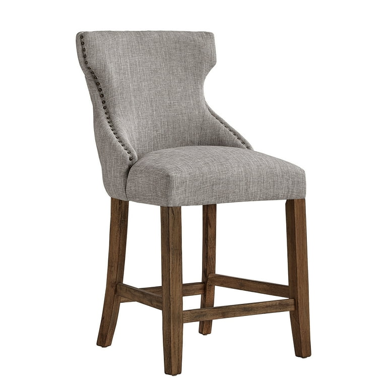 Nailhead counter height sales stools