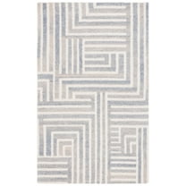 SAFAVIEH Renewal Dzvonko Geometric Area Rug, Blue/Ivory, 5' x 8'