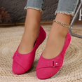thumbnail image 5 of SuTry Women's Round Toe Flats Slip On Comfortable Metal Ring Detail Lightweight Casual Walking Office School Shoes(41), 5 of 9
