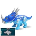 thumbnail image 1 of Bloques de construcción de Jurassic Dinosaur Park Dinos World, animales, Tyrannosaurus Rex, Indominus I-Rex, figuras azules, juguetes de Triceratops, 1 of 6