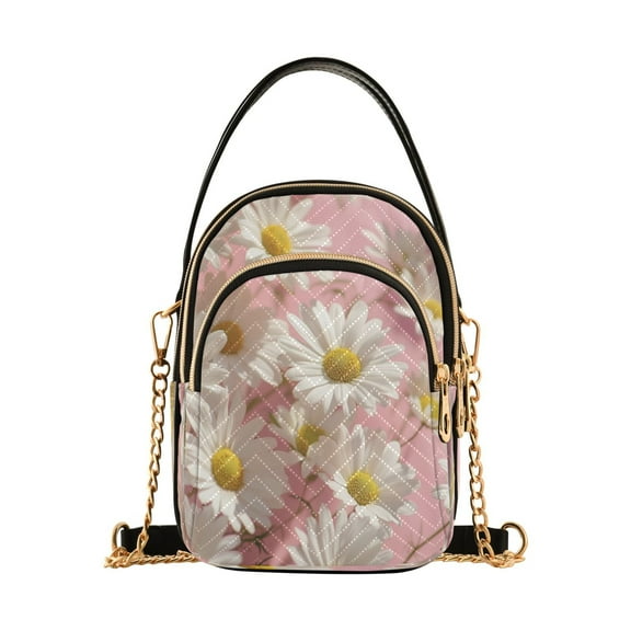 DIXRUYEE Cross Body Fashion Shoulder Waist Purse Bags Daisy Dreamscape Pocket Handbags