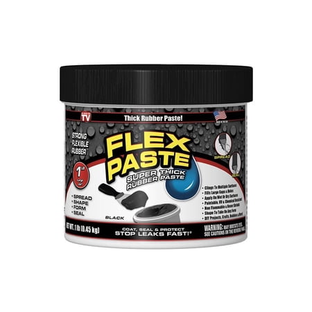 Flex Paste As Seen On Tv Black 1lb Industrial Sealant