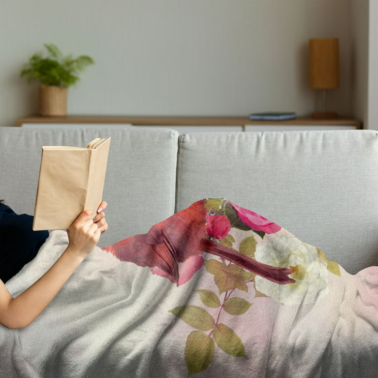 Dark blush throw blanket hot sale