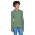 thumbnail image 1 of Devon & Jones Ladies' Pima Piqué Long-Sleeve Polo - D110W, 1 of 4