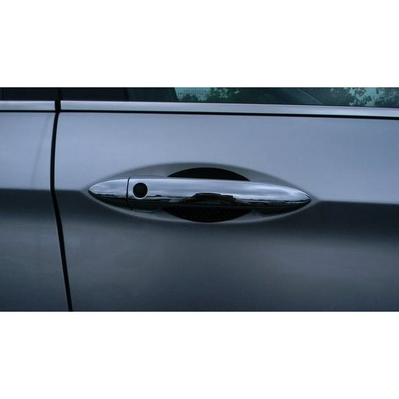 Carbon Fiber Auto Accessory Door Hande Scratch Guard Protector For Honda Ridgeline 2015-2018, 4 pcs