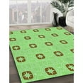 thumbnail image 2 of Ahgly Company Indoor Square Patterned Emerald Green Area Rugs, 6' Square, 2 of 6