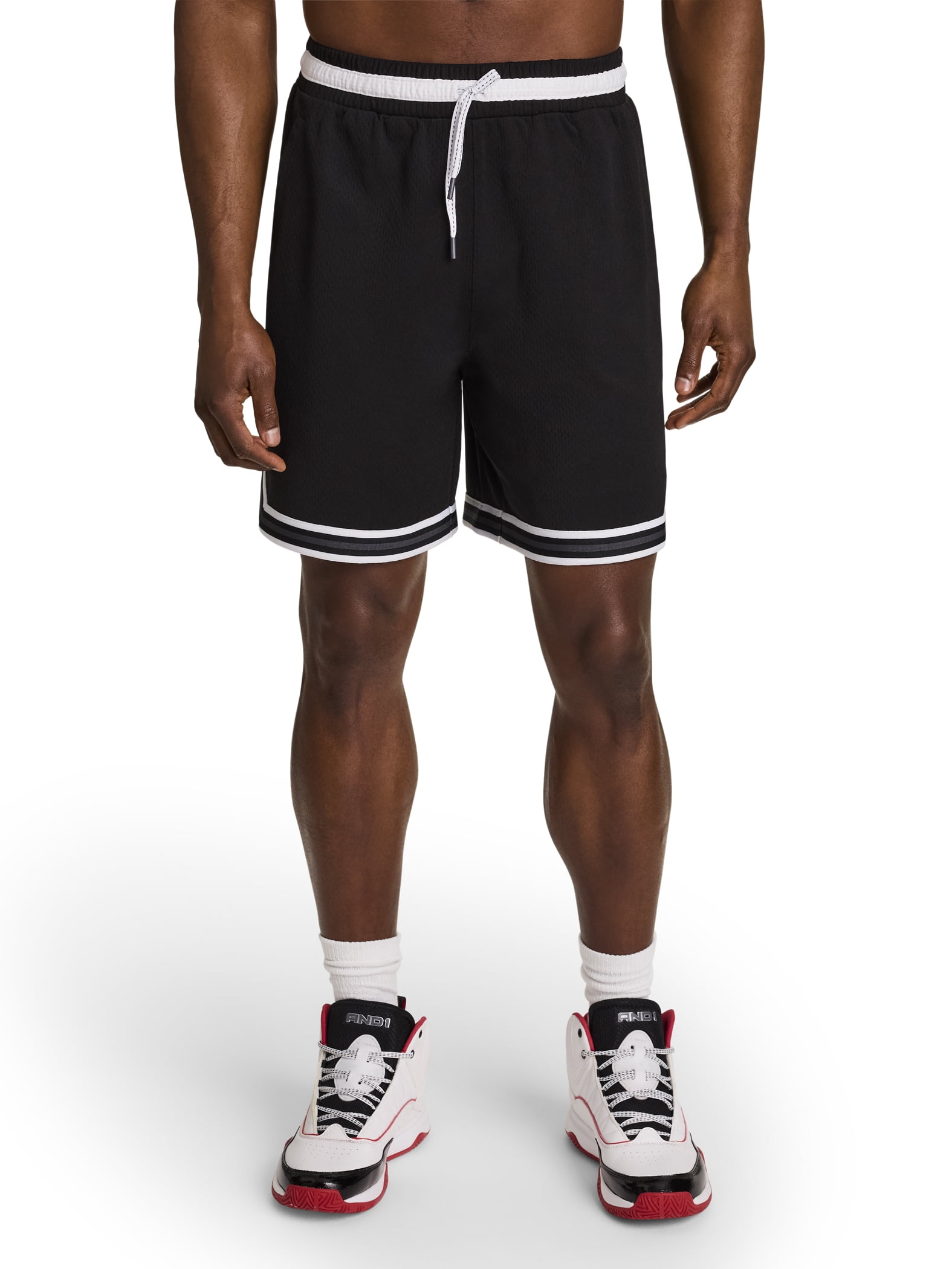 AND1 Men's and Big Men's Challenger Short, 8" inseam, Sizes XS-5XL