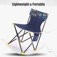 thumbnail image 2 of Silla plegable con bolsillo Silla de camping plegable ligera para exterior interior Abanopi Silla plegable, 2 of 7