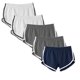 thumbnail image 1 of Puntoco Pantalones cortos de salón para mujer, 5 piezas, cintura elástica, pantalones cortos casuales de verano para mujer, 1 of 2