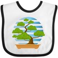 thumbnail image 3 of Inktastic Bonsai Tree Garden Girls Baby Bib, 3 of 4