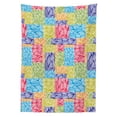 thumbnail image 3 of Ambesonne Spring Tablecloth Rectangular Table Cover, Flourishing Nature Motif, 60"x90", Multicolor, 3 of 4
