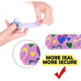 thumbnail image 2 of ZECATL 72 Pcs Bracelets Slap pour Fêtes avec Cœurs Colorés Design Imprimé Animal Emoji Bandes Slap Rétro pour Cadeaux de Noël, Prix pour Enfants, Cadeaux de Fête pour Enfants, Remplisseurs de Pinata, 2 of 6
