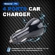 thumbnail image 5 of Carga para AutomóVil de 50 W, 4 Puertos USB QC 3.0, Mini Cargador de TeléFono de Carga RáPida en AutomóVil para Cargador de AutomóVil, 5 of 9