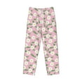 thumbnail image 4 of Xecao Daisies Flowers Men's Straight Lounge Pajama Pants: The Ultimate in Comfortable Sleepwear, 4 of 9