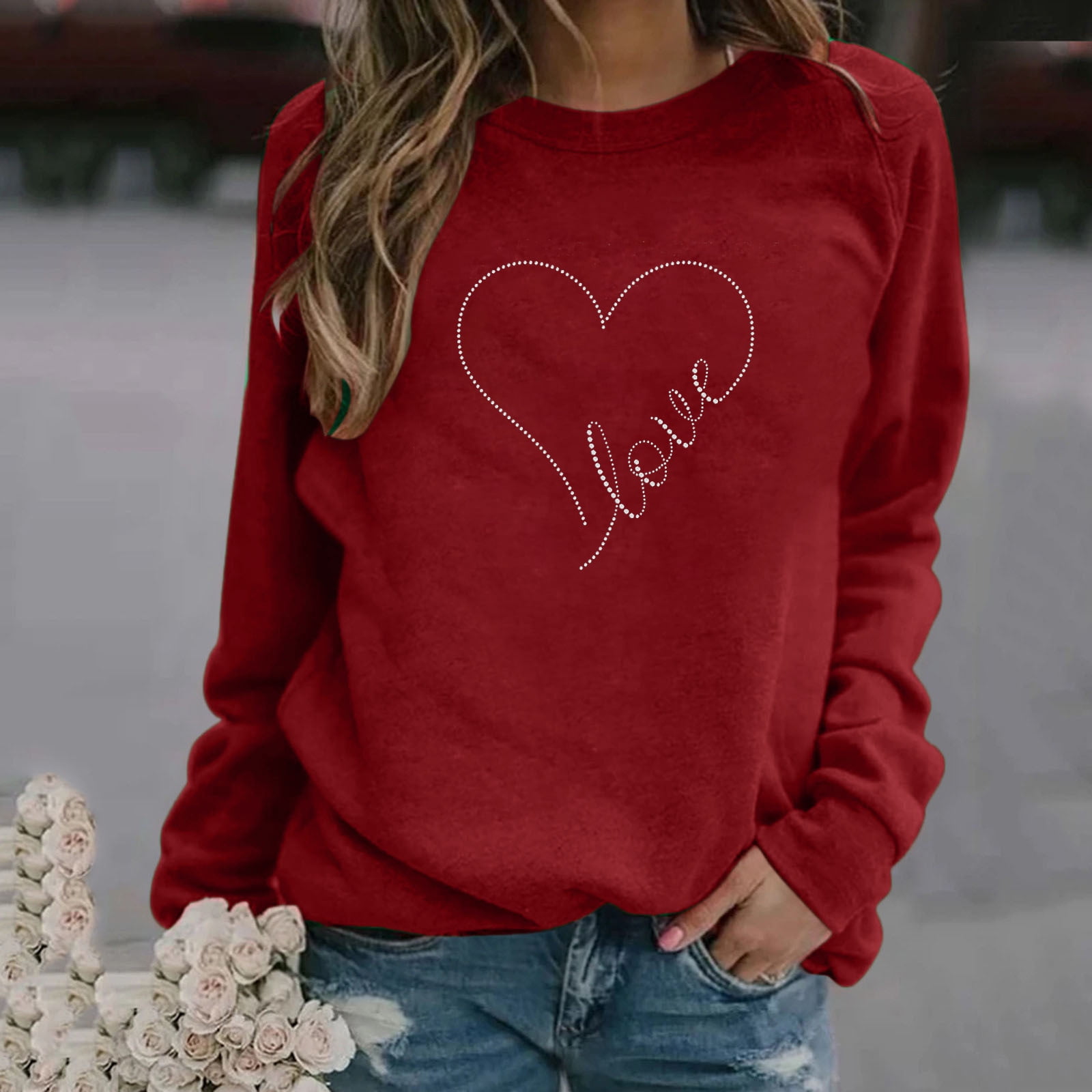 LIDYCE Valentine Shirts For Women,Fashion WomenValentine's Day ...