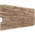 thumbnail image 2 of NewStone Canyon Ridge Faux Stone Panel, 45 3/4"W x 24 1/2"H x 1 1/4"D, Fall Bank Color, 2 of 9