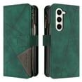 thumbnail image 3 of for Samsung Galaxy Z Fold 5 Wallet Case with Zipper Pocket and Credit Card Slots, Cash Holder, Premium PU Leather Magnetic Clasp Full Body Protection Cover for Samsung Galaxy Z Fold 5, Green, 3 of 8
