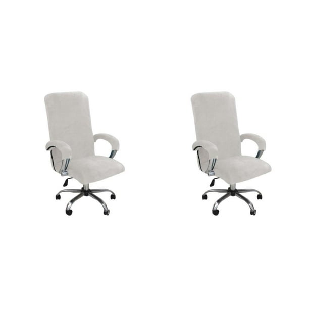 Funda para sillas gruesas y antideslizantes Naiovety Blanco crema SG 2piezas