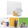 thumbnail image 3 of Paquete de 12 paneles de pared insonorizados Shaofei paneles absorbentes de sonido autoadhesivos 30 x 30 x 1 cm blanco, 3 of 5