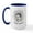 White/Navy Inside, variant on CafePress - Team Tesla Large Mug - 15 oz Ceramic Large White Novelty Mug