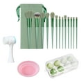 thumbnail image 1 of 13pcs Makeup Brushes Kit With Wood HandleEyeshadow Brush Makeup Sponge Set Beauty Tools With Storage Bag, 1 of 9