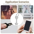 thumbnail image 3 of SHISUYAN 6Pcs Shopping Trolley Tokens Keyring Shopping Cart Tokens Portable Cart Token, 3 of 9